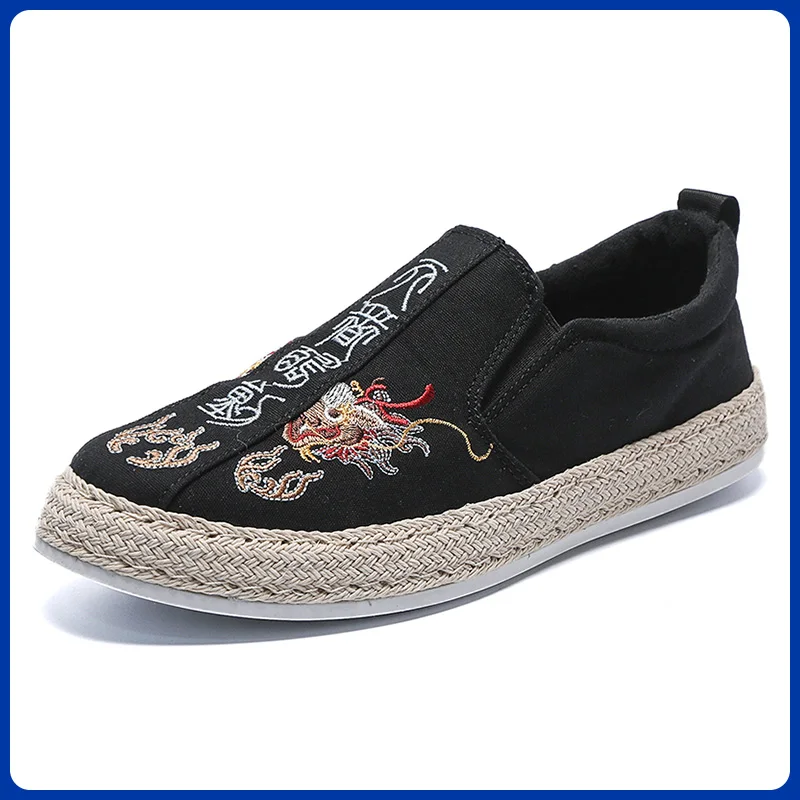 

Original Men's Casual Shoes Loafers Canvas Luxury Designer Footwear Brand Platform Fashion Walking Outdoor Driving Shoes For Men