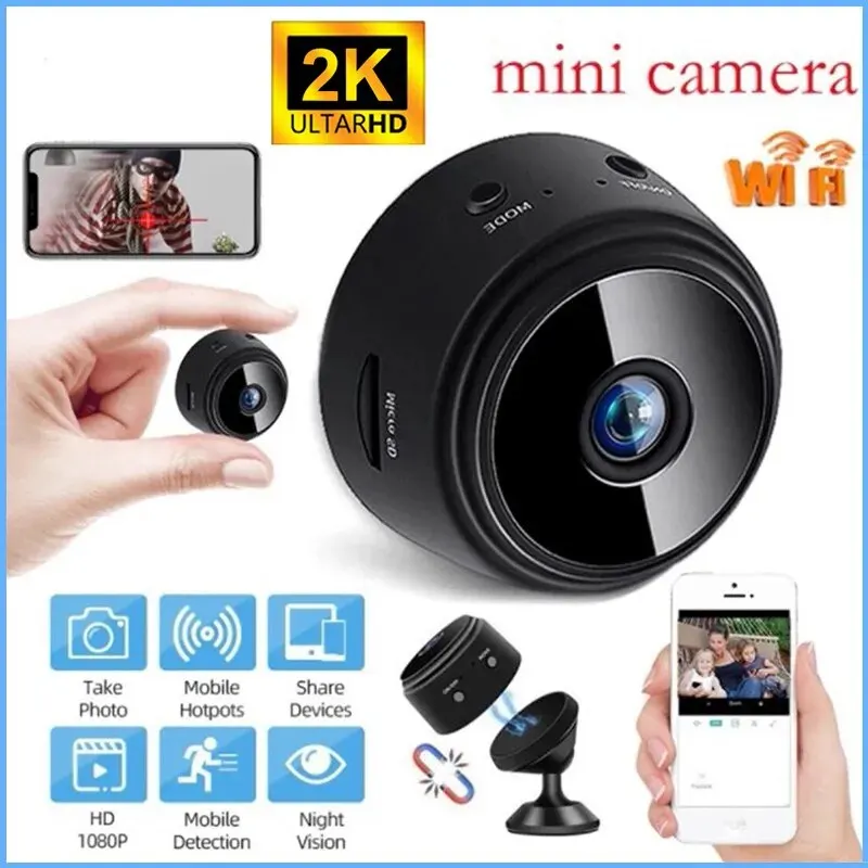 

NEW2023 A9 Mini Surveillance Cameras With Wifi 2K Hd Mini Camera Sensor Night Vision Camcorder Web Video Surveillance Smart Life