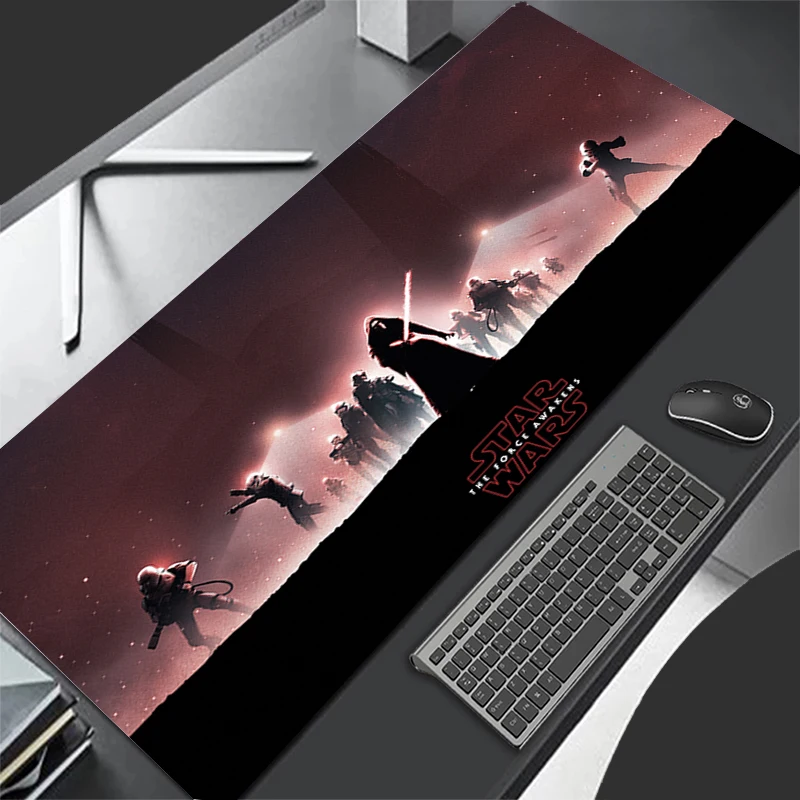 

Pc Accessories The Force Awakens Gaming Mouse Pad Anti-skid Laptop Carpet Cool Desk Xxl Rubber material Mouse Mat Soft Playmat