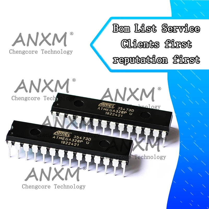 

1 Piezas ATMEGA328 ATMEGA328P-PU DIP-28 AVR 32K flash 8-bit Microcontroller Chip