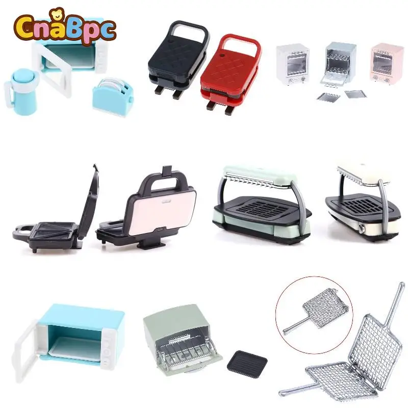 Waffle Sandwich Maker Kitchen Electrical Model Dolls House Decor