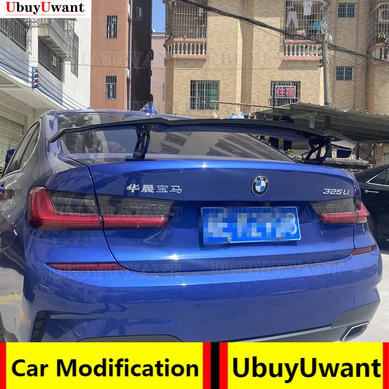 

For New BMW 3 Series G20 Spoiler Accessories 320i 325i 330i ABS Material Car Trunk Rear Lip Wing Tail Separator 2008-2016