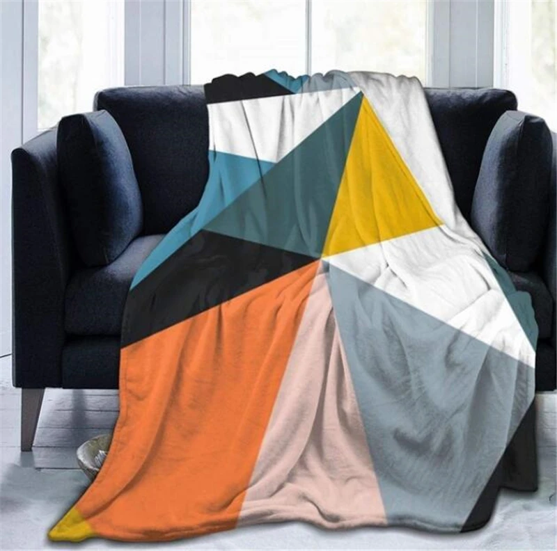 Одеяло из шерпы дикого оленя плюшевое покрывало 3D для кровати дивана пикника