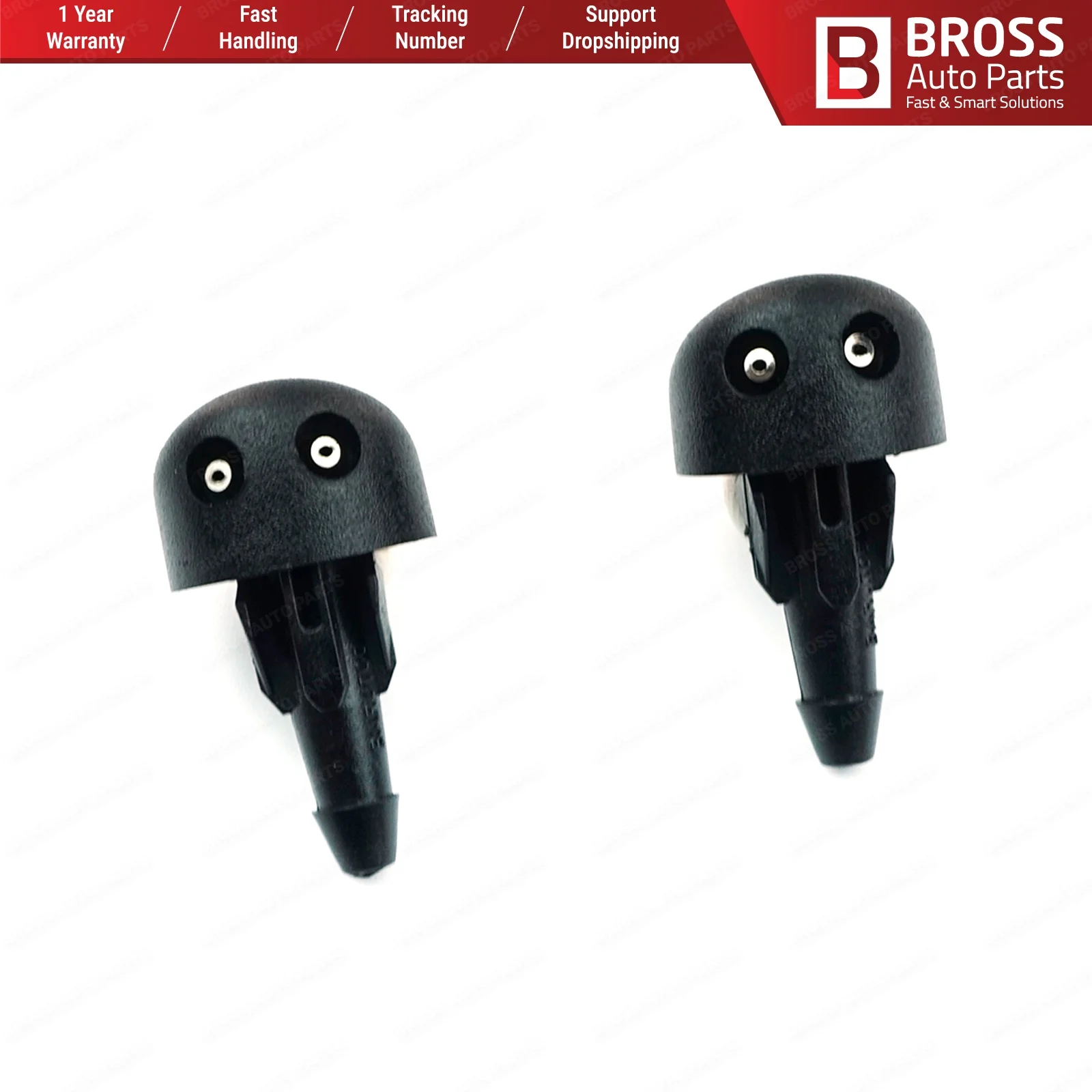 Bross автозапчасти BSP528 2 шт. Передняя Форсунка омывателя лобового стекла 7700413545 для