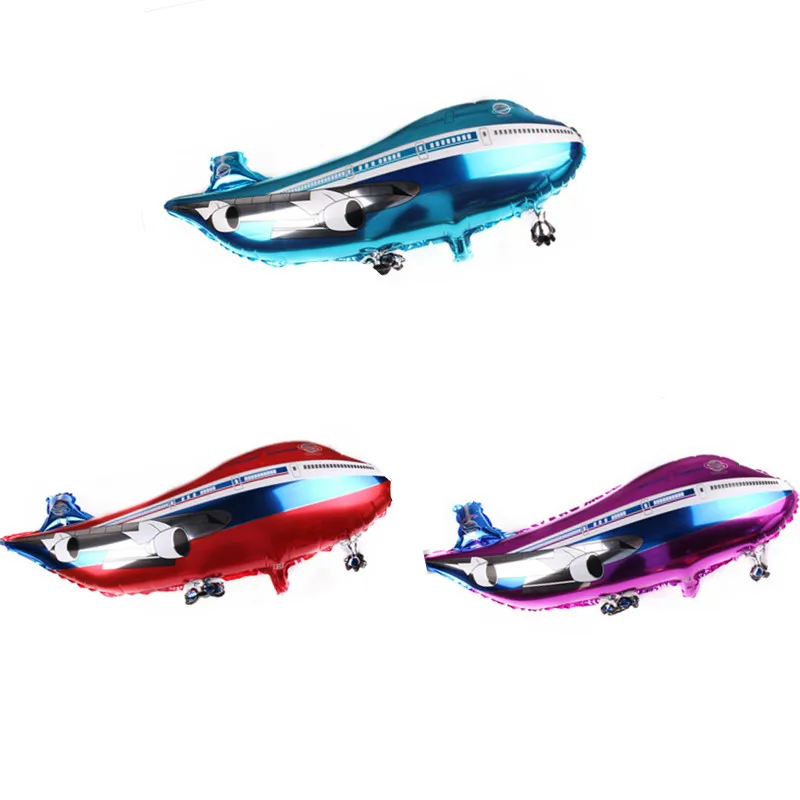 

50pcs Airplane Foil Balloons Plane Globos Car Aircraft Air Balloons Birthday Party decorations kids Boy Inflatable Toys