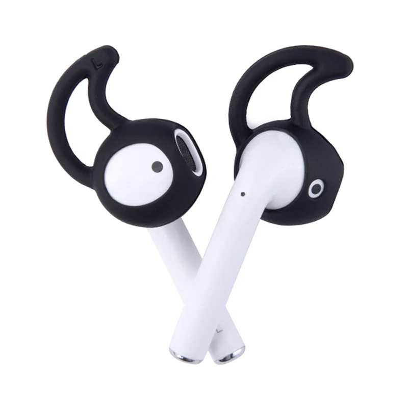 

HOT Pair In-Ear Rubber Earbud Cover Case Ear Hook for iPhone Earphone Headset Sport anti-slip soft silicone Earbuds