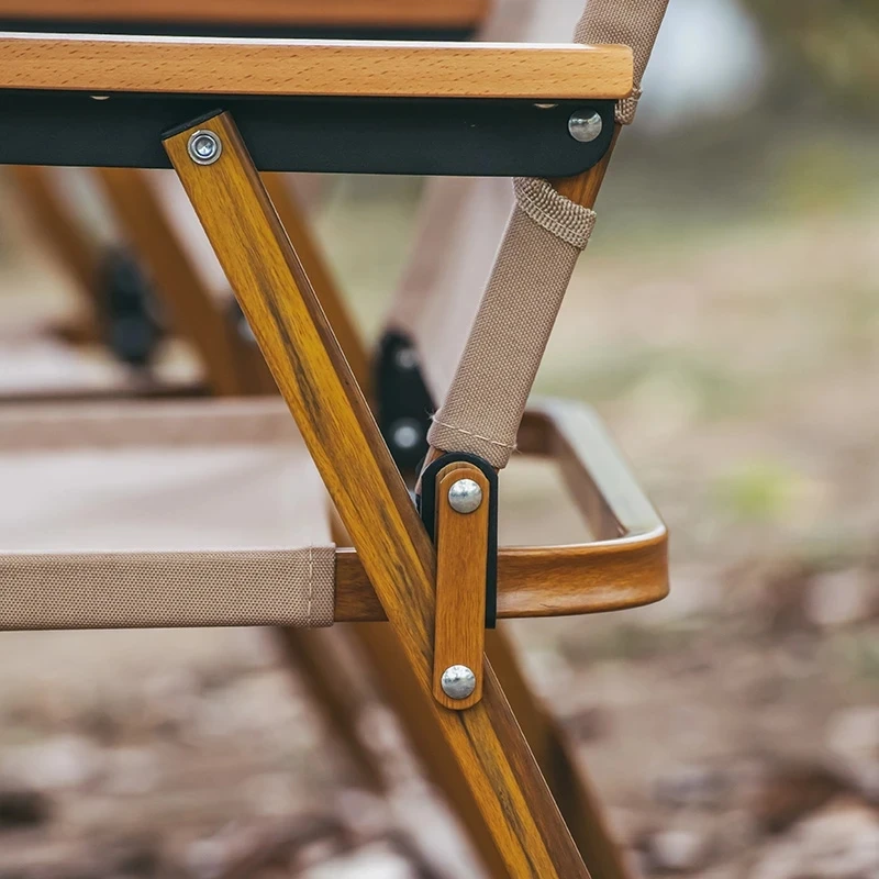 Naturehike новый портативный складной стул для кемпинга с деревянным зерном 600D нейлон