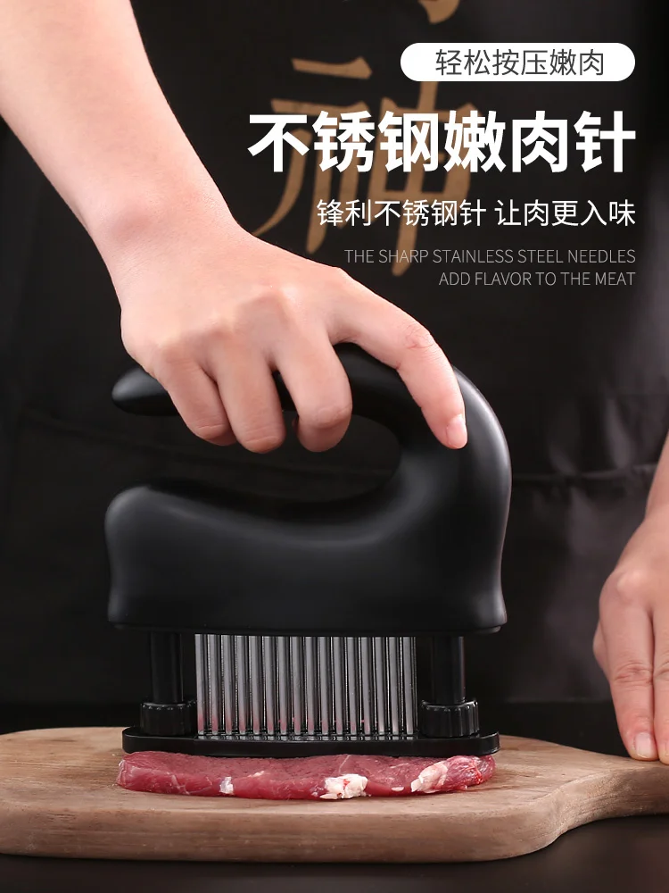 

48 Needle Broken Tendon Loose Meat Artifact Pig Skin Eye-catching Knock Big Taste Hammer Household Steak Chicken Steak Tender