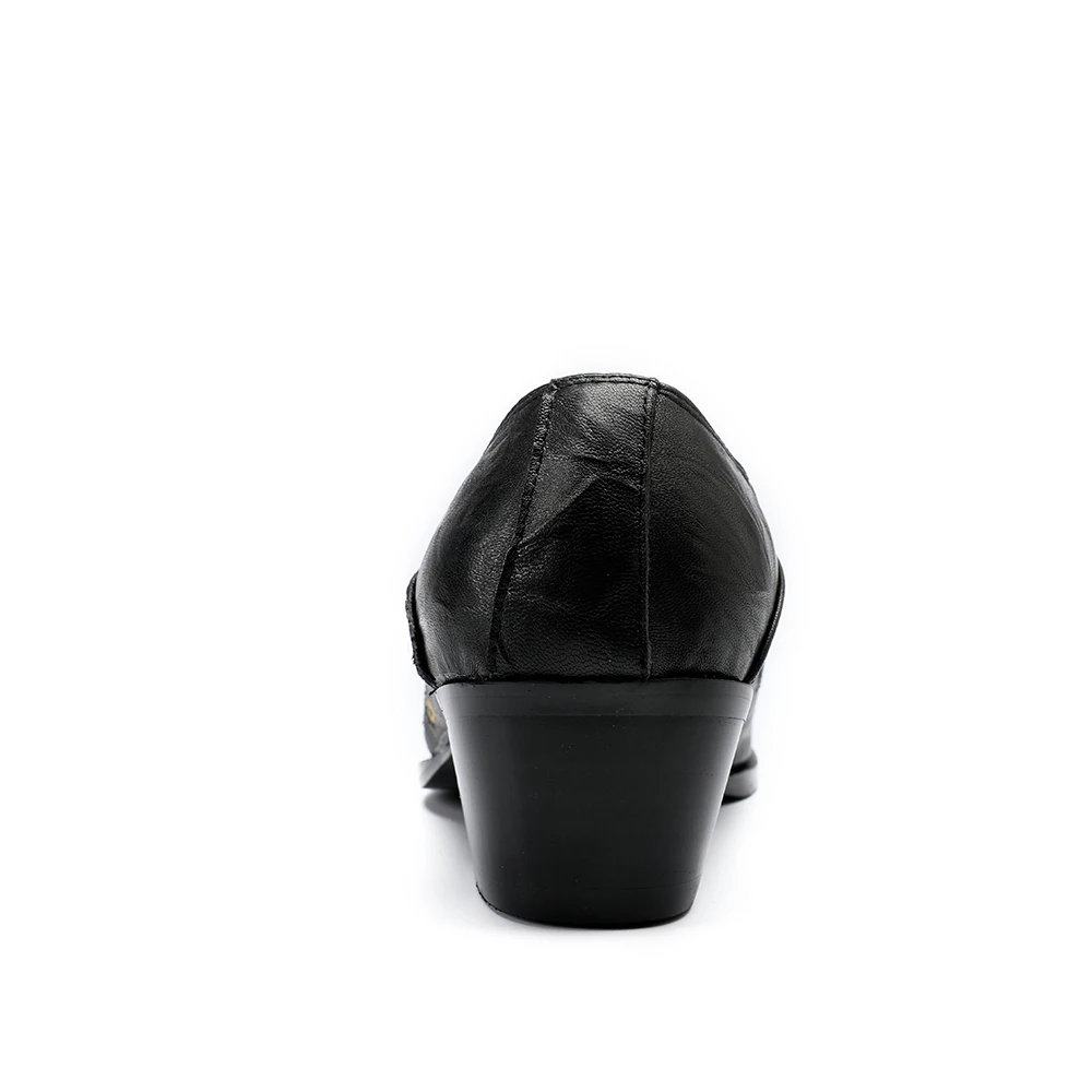 Мужские туфли-оксфорды с вышивкой из натуральной кожи |