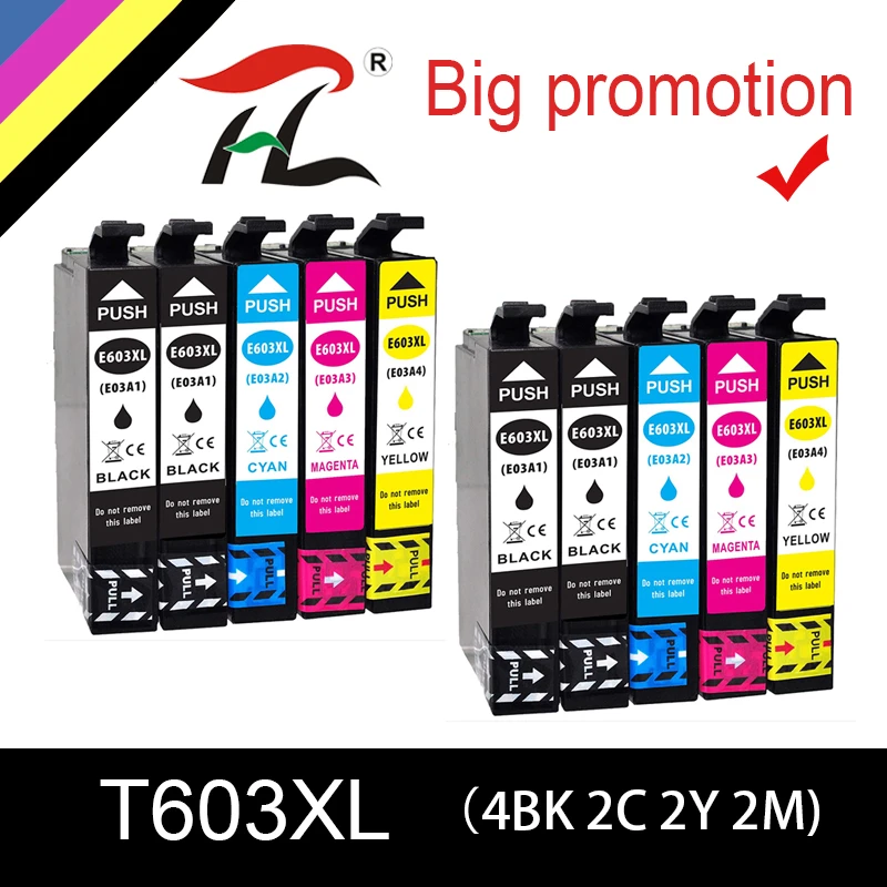 603XL T603 Compatible Ink Cartridge For Epson T603XL Expression Home XP-2100/XP-2105/XP-3100/XP-3105/XP-4100/XP-4105 Printer