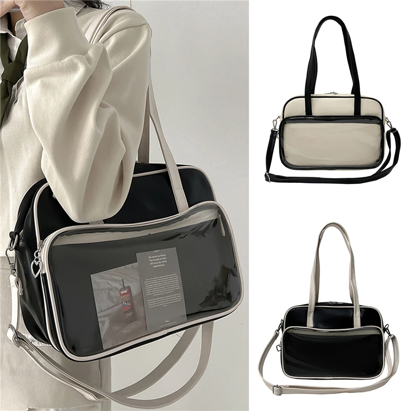 

Women Tote Bag Women's Soft PU Leather Large Capacity Single Shoulder Bag Messenger Bag Casual Handbag