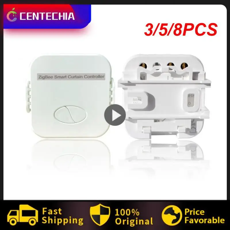 

3/5/8PCS Tuya Curtain Controller Voice Control Timing Mini Breaker Module 110v- 240v Smart Breaker Diy Smart Home