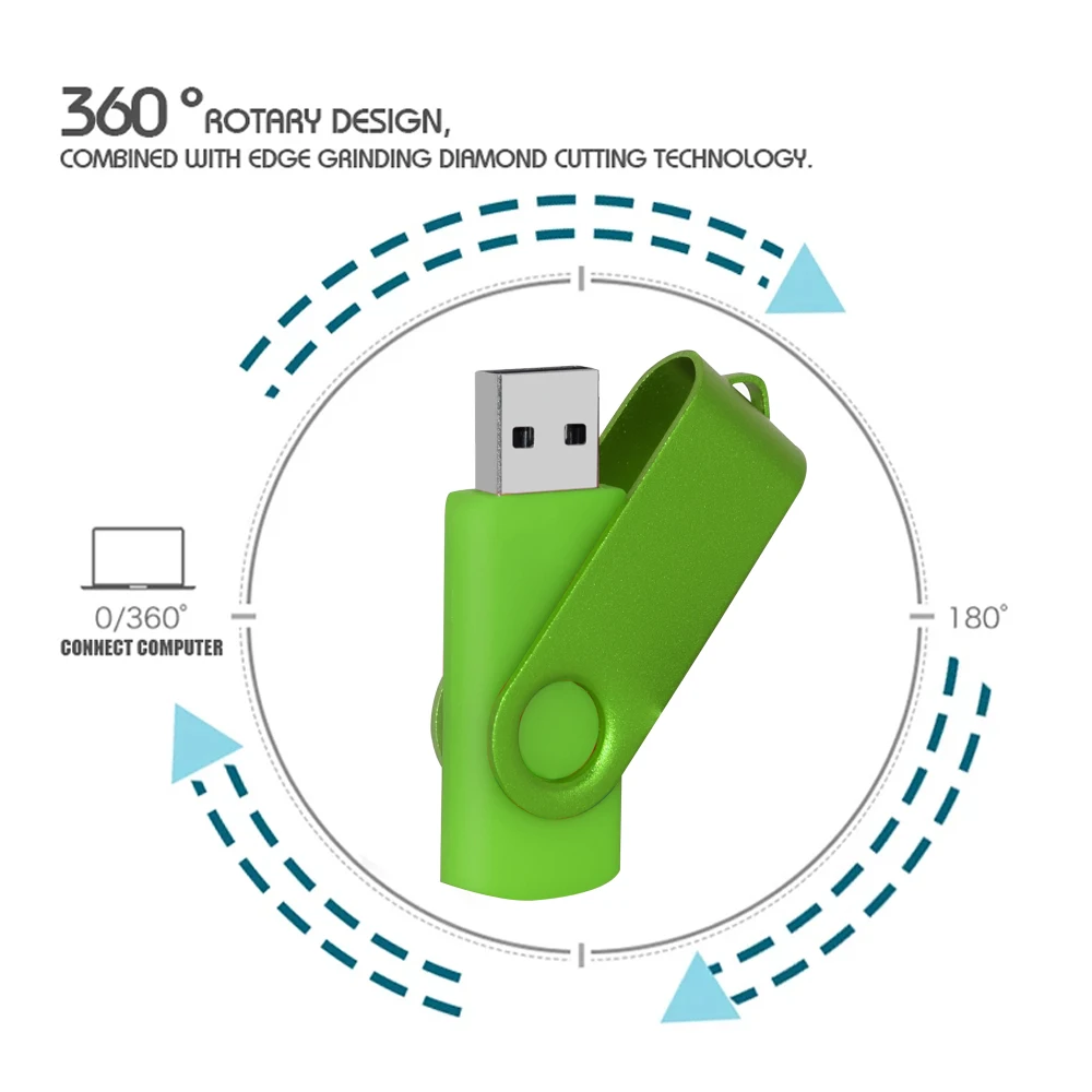 Металлический Высокоскоростной флеш-накопитель 128 ГБ флеш-диск USB 2 0 4 8 16 32 Cle Usb 64