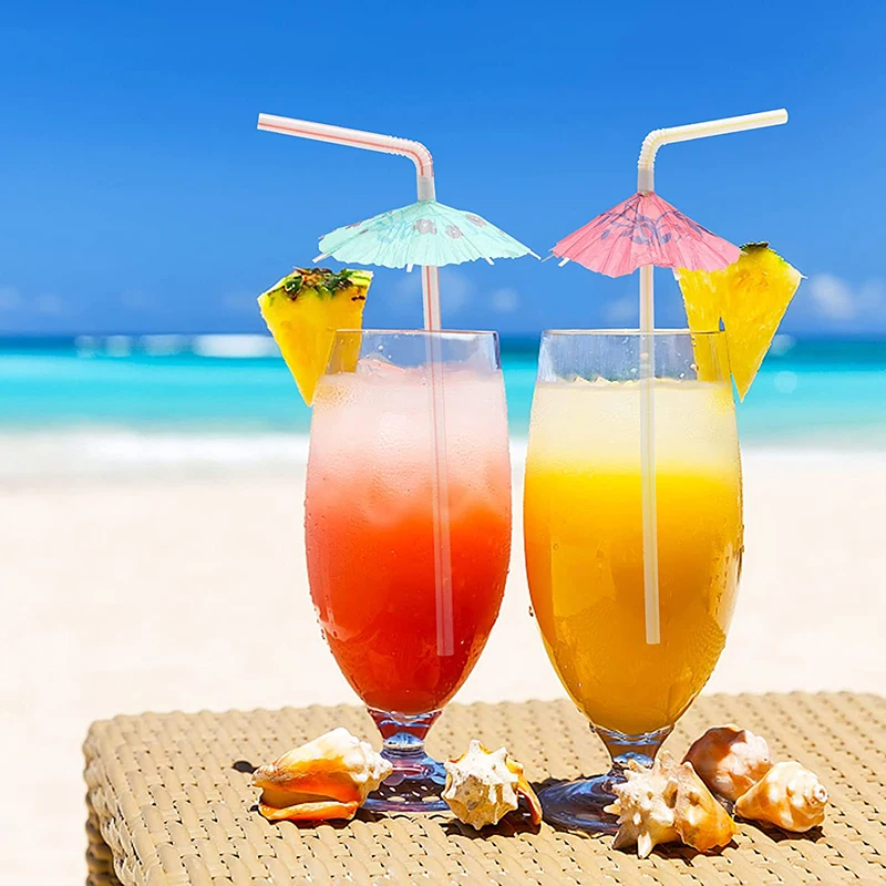 

50 шт., одноразовые соломинки для коктейлей и напитков