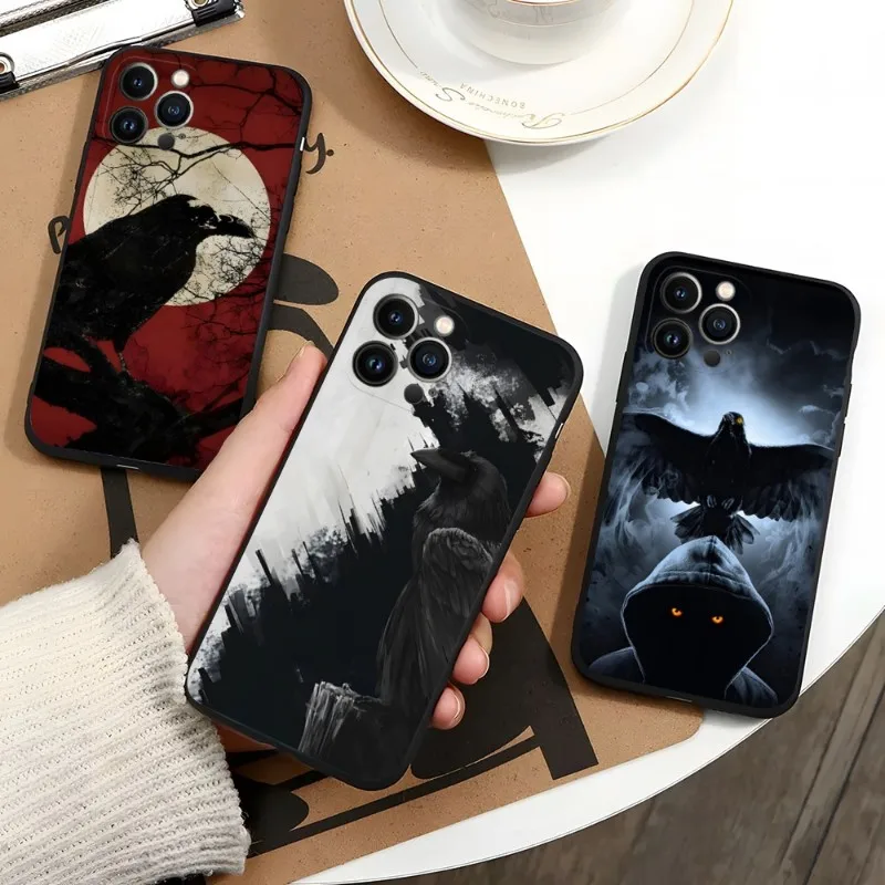 The Raven Halloween Phone Case 2023 Hot For Iphone 14 13ProMax 11 12 Pro Max Mini Xr X XsMax 6 6s 7 8 Plus Shell Cover