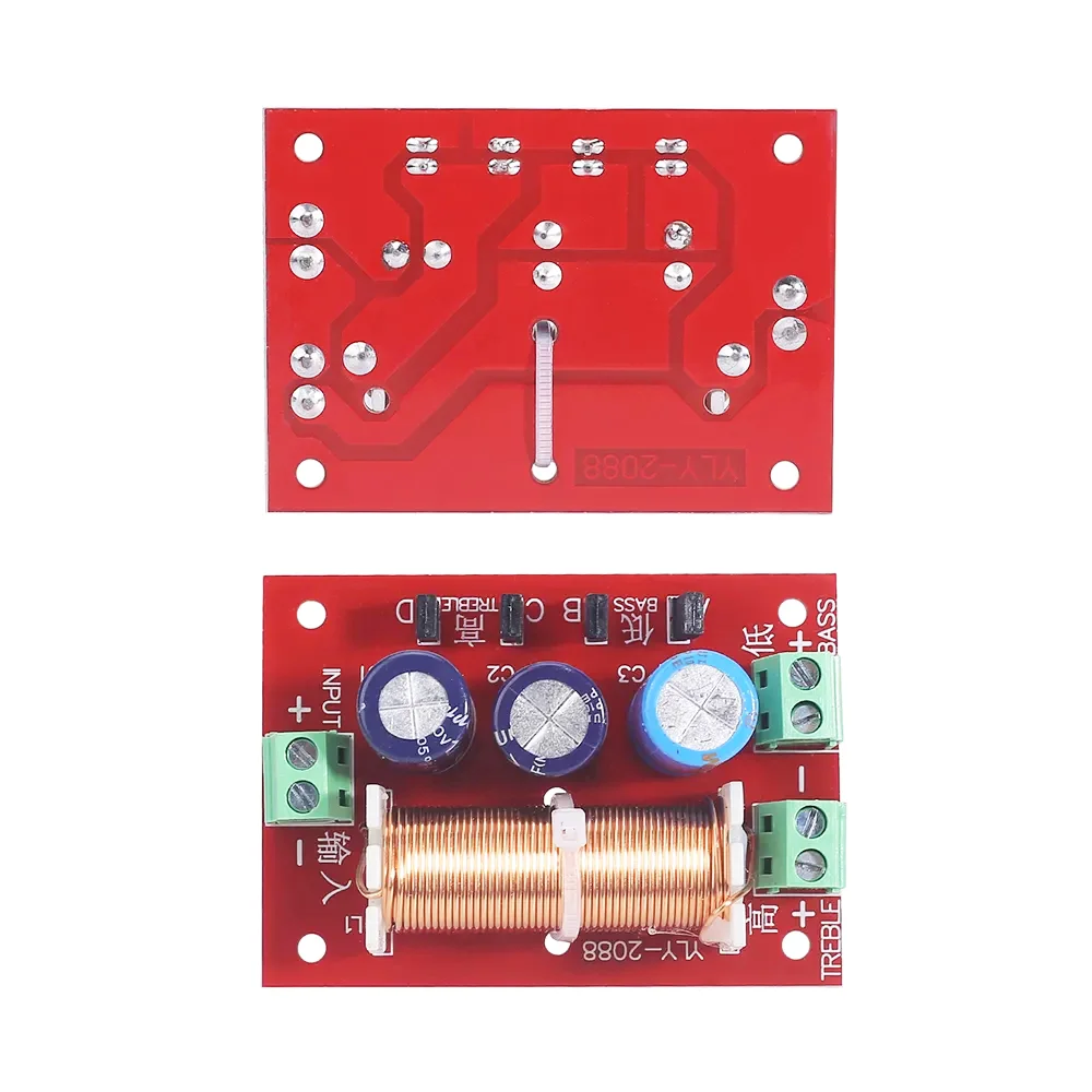 Регулируемые 2-полосные фильтры для звуковой колонки 400 Вт