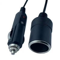 1pcs auto car cigarette lighter extension cable socket extension cord car accessory 12v 24v 10a 1m 2m 3m 5m cord cable