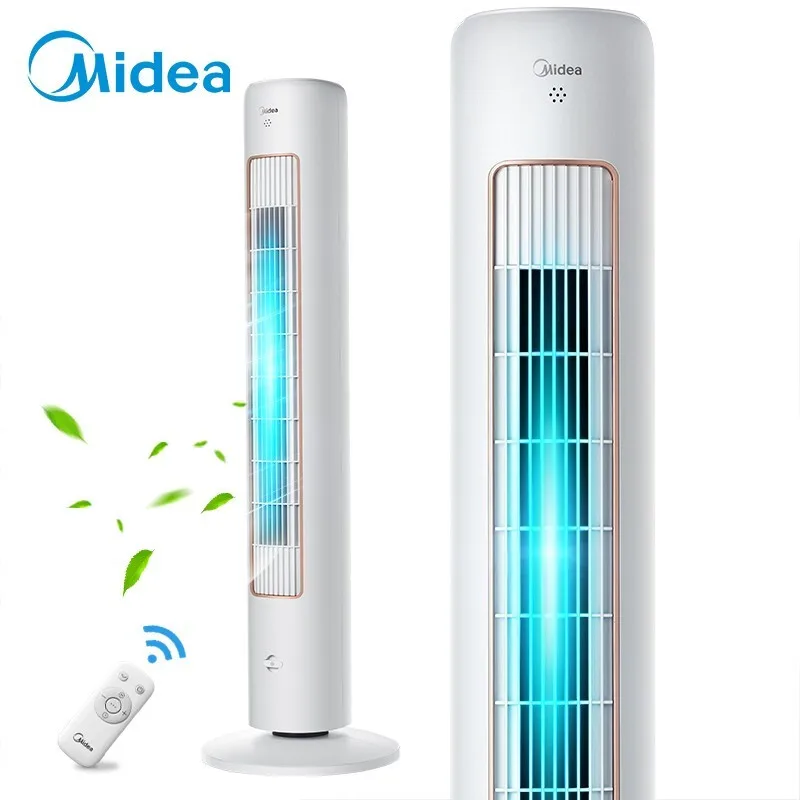 

Midea Electric Fan Household Tower Fan Bladeless Fan Floor Fan Remote Control Fan Intelligent Shaking Head Negative Ion Fan