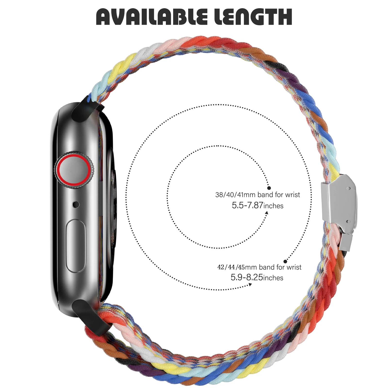 Чехол и ремешок для Apple watch band 45 мм 44 40 41 42 38 Эластичный гибкий соло iWatch Series 3 4 5 se 6 7 |
