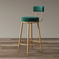 Fabric Modern Lounge Chair Accent Bar Minimalist Soft Fashion Living Room Chairs Sets Backrest High Cadeiras Home Furniture