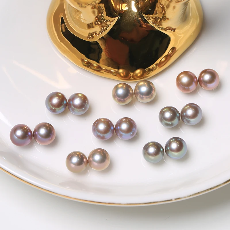 Специальная натуральная пресноводная бижутерия AAAAA жемчуг AKOYA пара