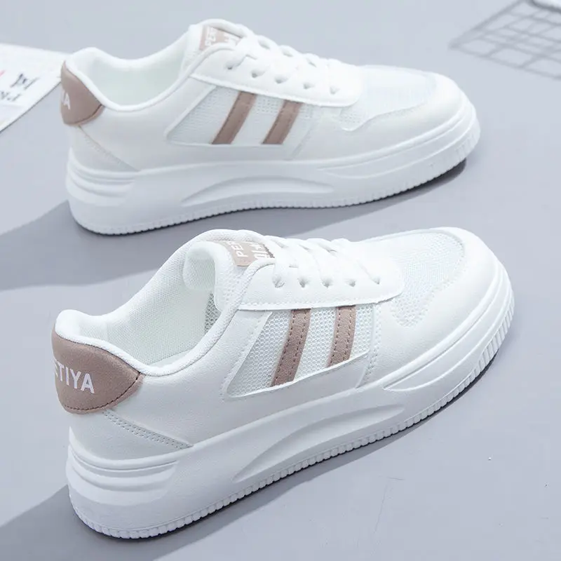 

2021 Ladies Platform Shoes Fashion Sports Shoes Ladies Casual Shoes Ladies White Shoes Increase Women's Sports Shoes 35-40