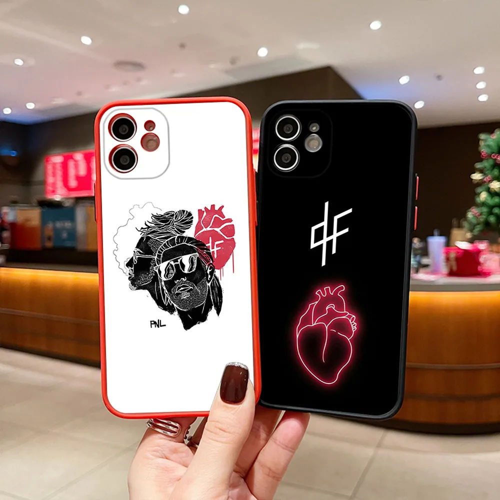 Полупрозрачный чехол для телефона Skin Feel iPhone 16 Pro Max 15 14 13 12 11 7 8 Plus SE Mini XR PNL French Rapper