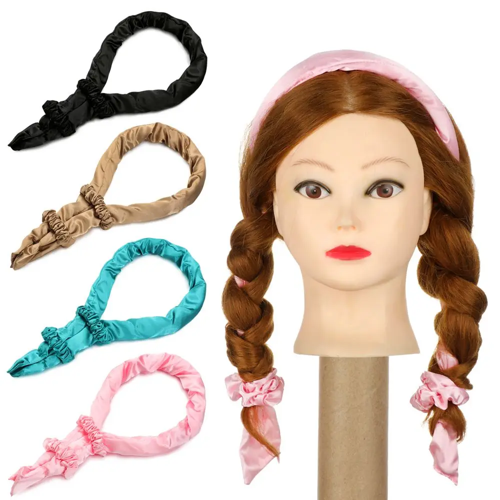 

Мягкие локоны для волос, без нагрева, локоны, лента для сна, повязка на голову, инструменты для укладки волос, ролики для волос, Плойка для зав...