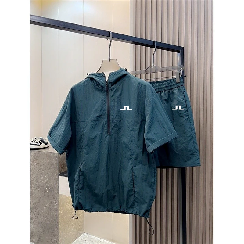 

Embroidery Logo2023 New Golf T-shirt Golf Men's G4 Hooded 2-piece Golf Clothing Men's Golf Suit Golf Men