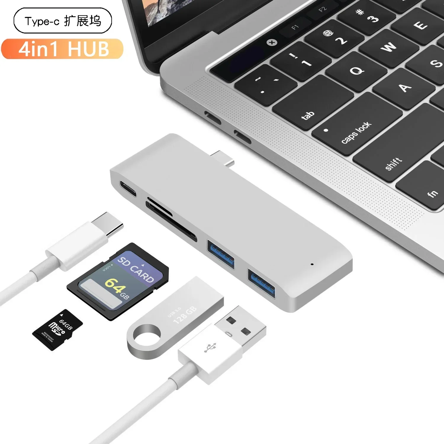 

USB 3.0 Type-C Hub к HDMI адаптеру 4K Thunderbolt 3 USB C Hub с Hub 3,1 TF SD Reader слот PD для MacBook Air Pro 3,0 M1 Chip