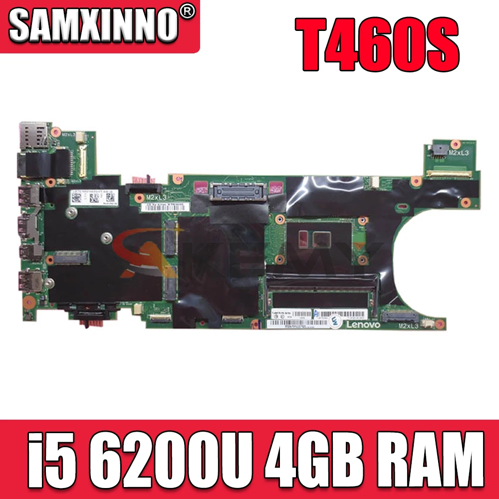 

BT460 NM-A421 для Lenovo Thinkpad T460S материнская плата для ноутбука i5 6200U 4 Гб ОЗУ 100% тестовая работа FRU 00UR992 00JT924 00JT923