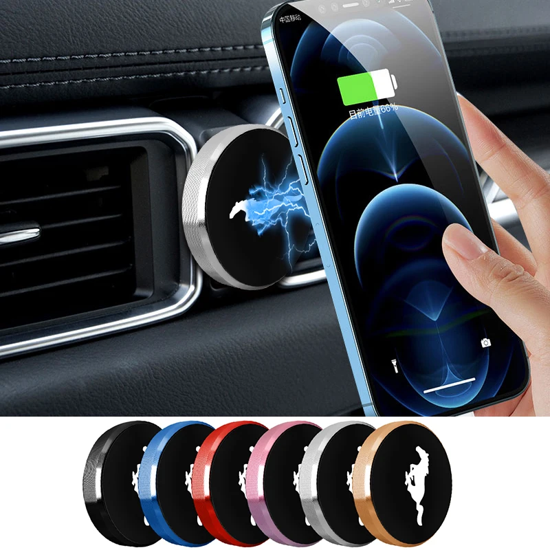 

Car Air Vent Mount Stand Smartphone Holder for IPhone Xiaomi Samsung Accessories for Ford Mustang GT 2020 2019 2018 SHELBY Goods
