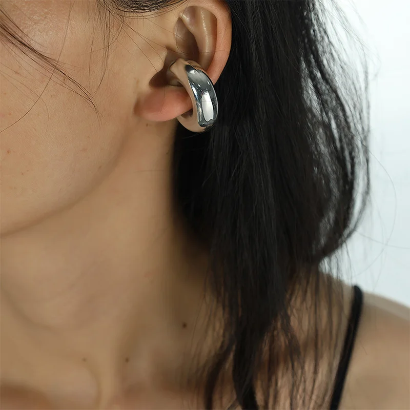 Новинка 2024 акриловый зажим для ушей в стиле киберпанк ювелирные изделия мужчин и