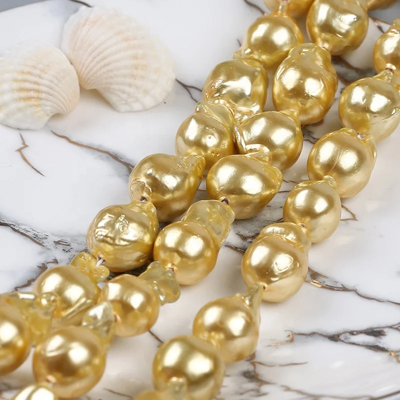 Жемчуга с пресноводным неравномерным барочным шариком нить для изготовления