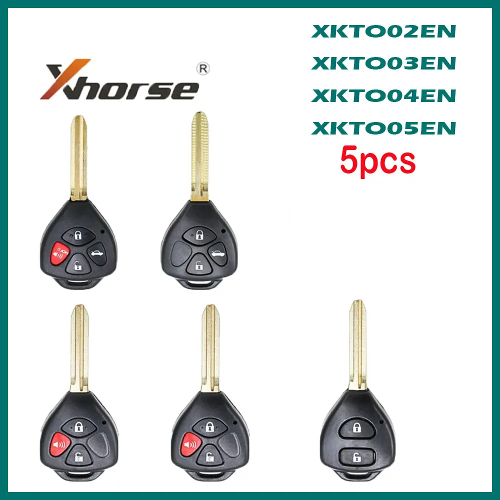 

Универсальный дистанционный ключ Xhorse VVDI XKTO02EN XKTO03EN XKTO04EN XKTO05EN, автомобильный дистанционный ключ для Toyota VVDI2 Xhorse VVDI Tool