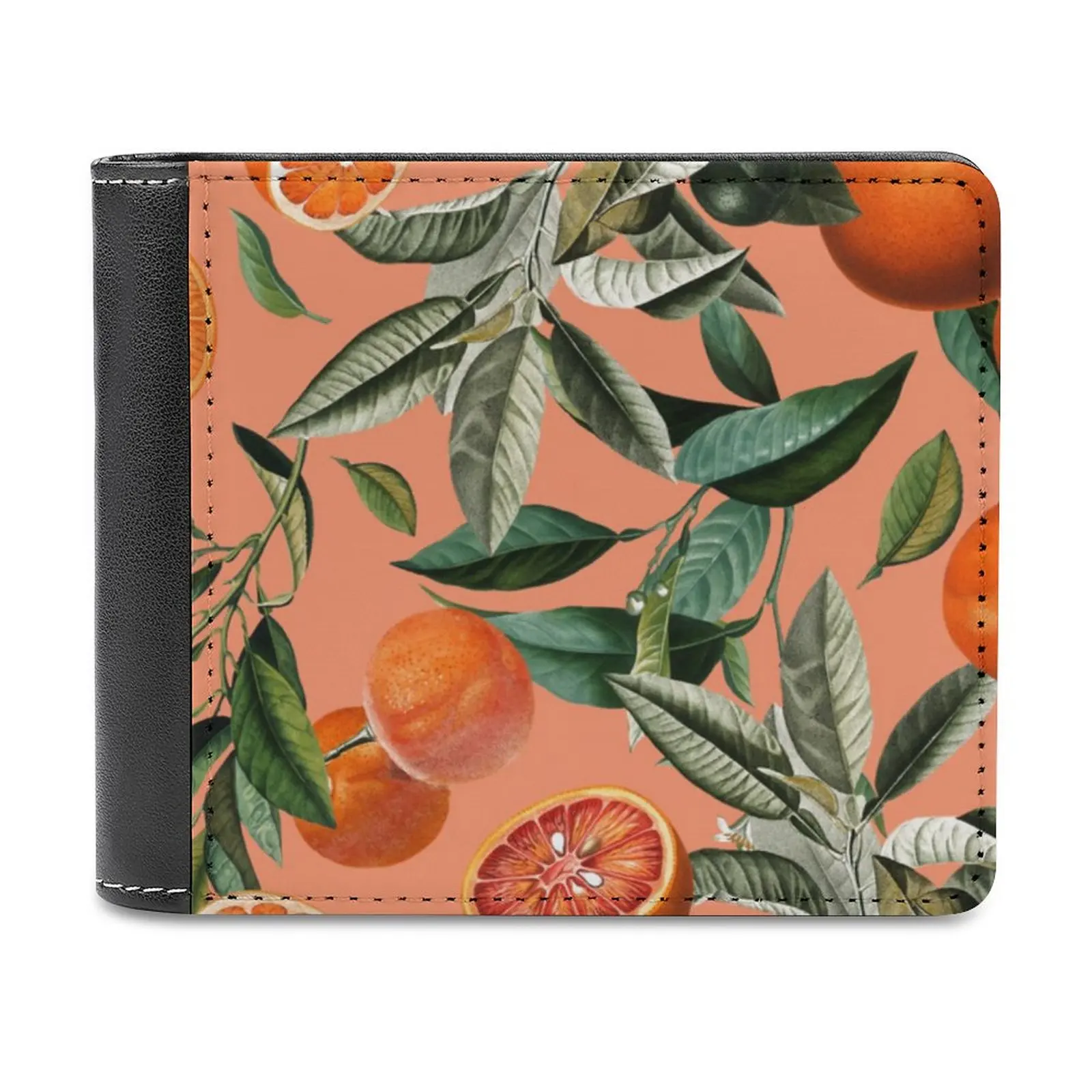 

Модный кошелек для кредитных карт с винтажным фруктовым узором Xii, кожаные кошельки, персонализированные кошельки для мужчин и женщин, цвет...