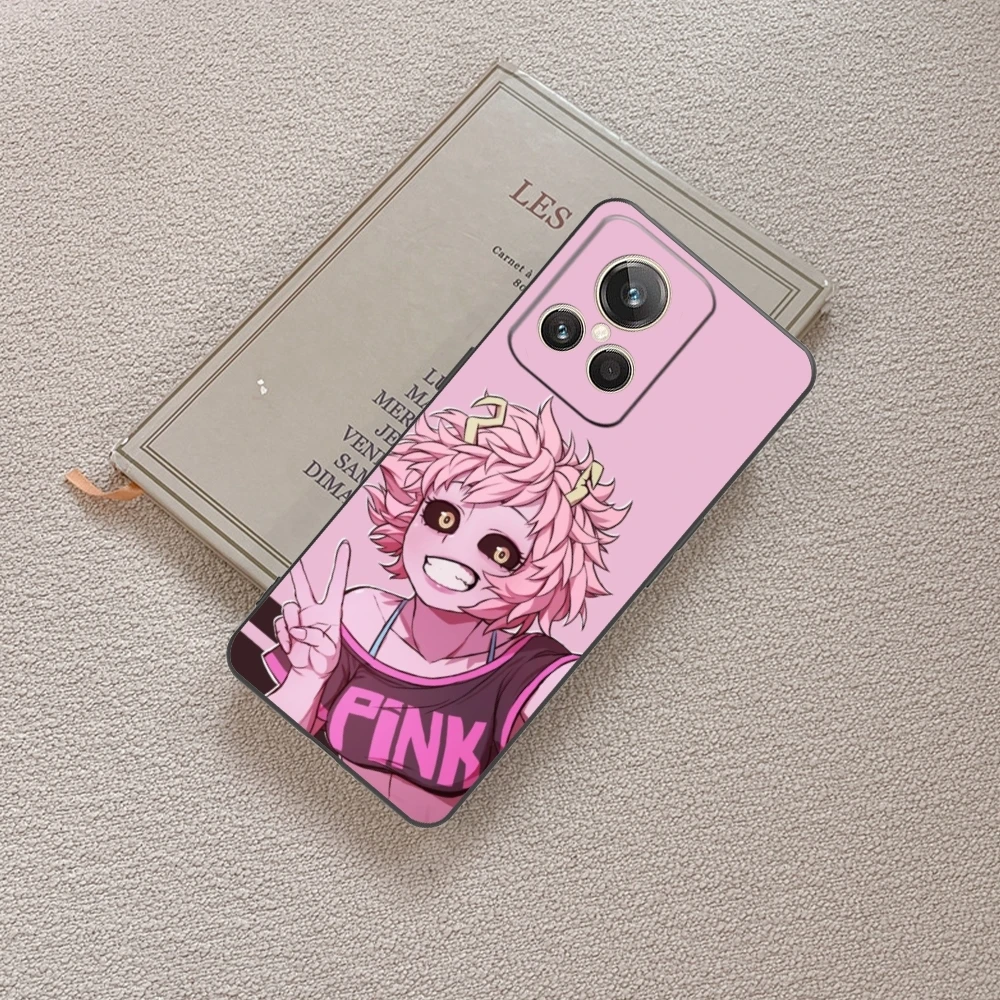 Черный мягкий чехол для телефона с изображением героя мины Ashido мобильный телефон