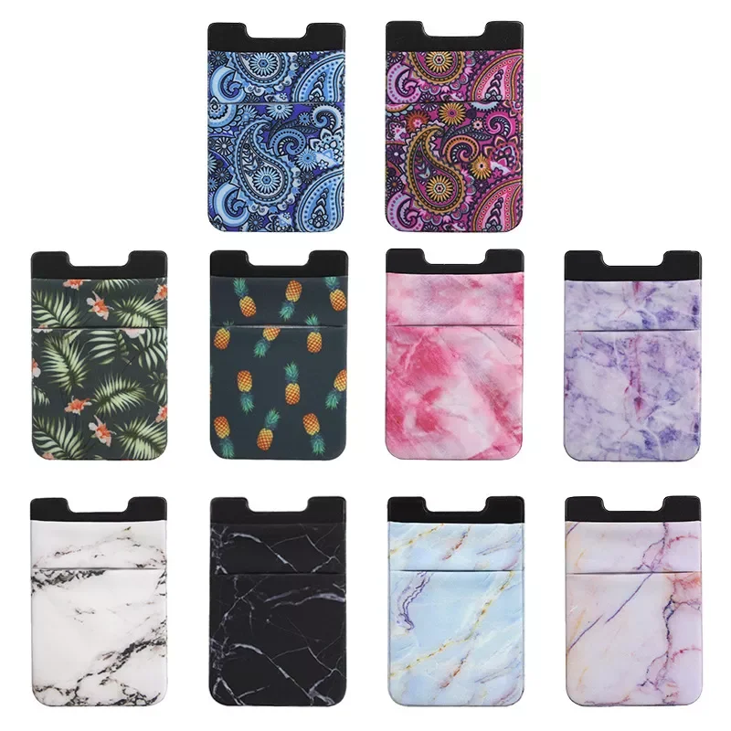 

Cellphone Back Cover Card Pocket for ID IC Credit Card Pouch Bag Wallet Holder for iPhone 12 11 8 7 6 Plus X XR Pro Max Sticker
