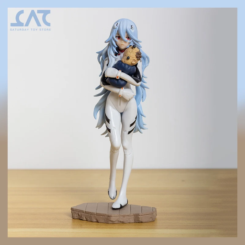 

13.5cm Evangelion Ayanami Rei Anime Figures Long Hair Rei Asuka Sexy Action Figurine PVC Statue Model Doll Collectible Toys Gift