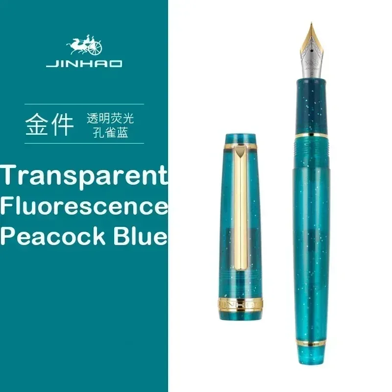 

Перьевая ручка Jinhao 82 флуоресцентно-зеленая EF F M NIB
