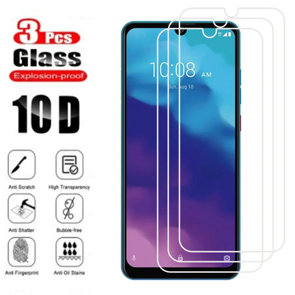 

3 шт. для ZTE Blade A3 A5 A7 2020 2019 закаленное стекло, Защитная пленка для ZTE Blade 20 Smart V10 Vita, Защитная пленка для экрана