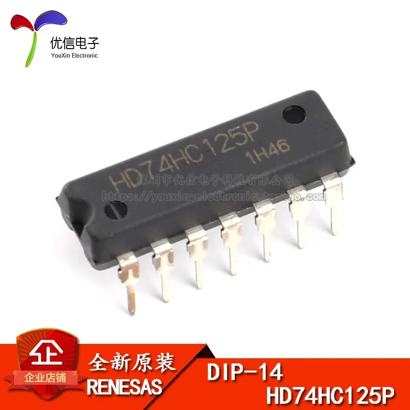 

5pieces Original stock SN74HC125N - DIP-14