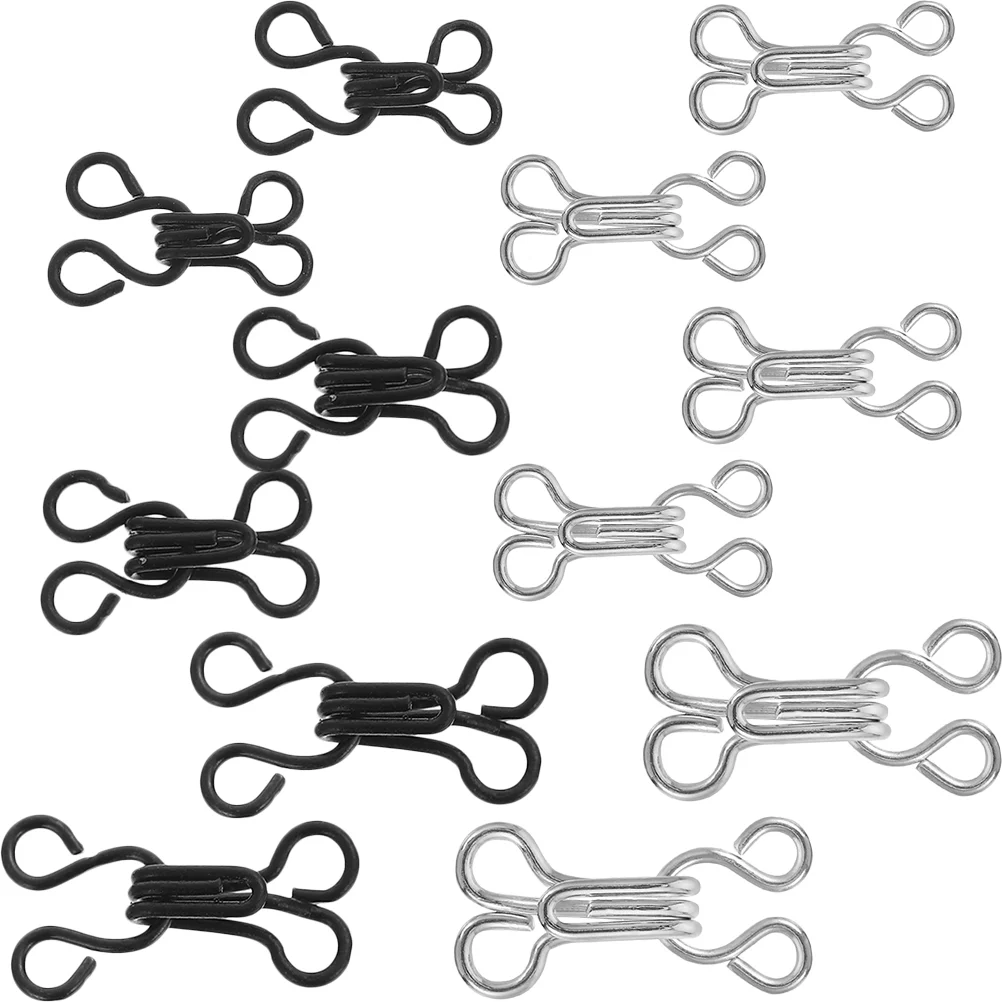 

120pcs Sewing Hooks Eyes Closure Copper Sewing Supplies Hooks Clothing Eyes Closure