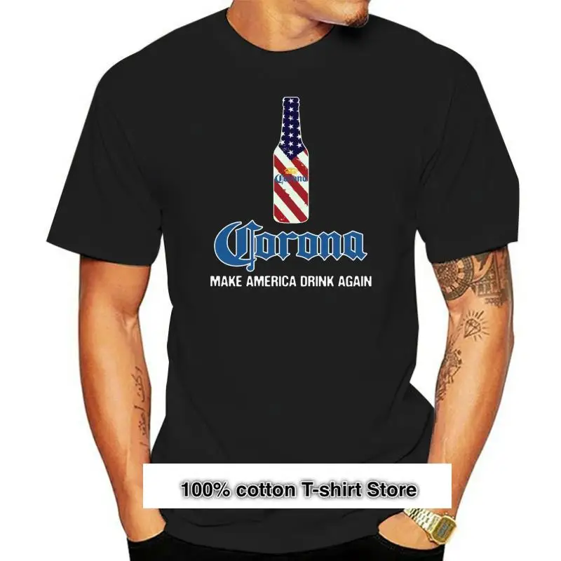 

Camiseta Corona Make America Drink Again