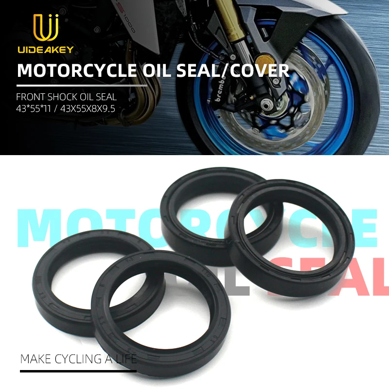 

43x55x8 Fork Oil Seal 43x55x11 For Suzuki AN400 Burgman AN400S Burgman Type S AN 400 GSF400 GSF600S Bandit GSF 400 600