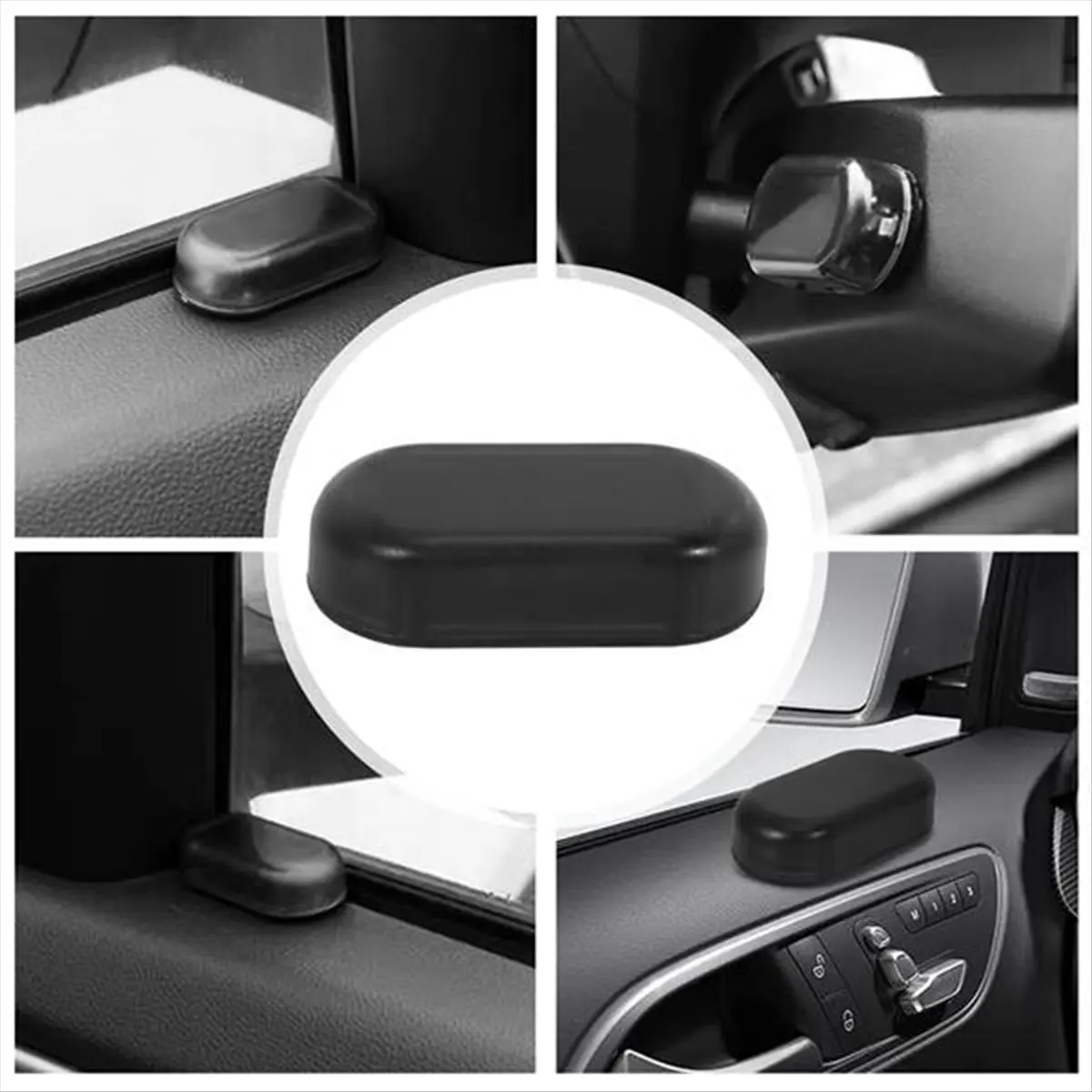 Фото baohu 4 шт. автомобильных солнечных имитационных сигнальных огней с LED-подсветкой, имитирующих сигнализацию против кражи, синие и красные. №4