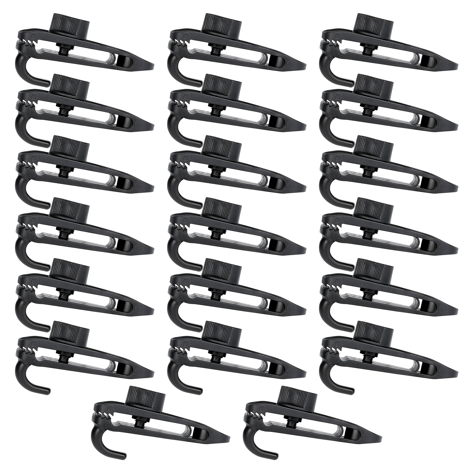 

Waterproof Reusable Plastic Stable Durable Universal Awning Fixed Heavy Duty With Hook Crocodile Clip Tent Clamp Outdoor Camping