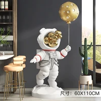 astronaut statue home decoration accessories living room floor decor resin crafts ornaments modern art fashion sculpture gift