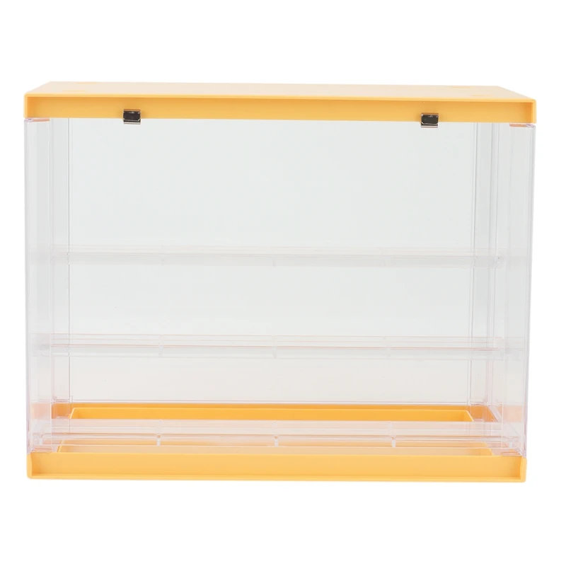 

Uclio Clear Acrylic Blind Box Storage Display Stand Case Doll Toy Figures 3 Floors Showcase Holder Model Dustproof Organizer