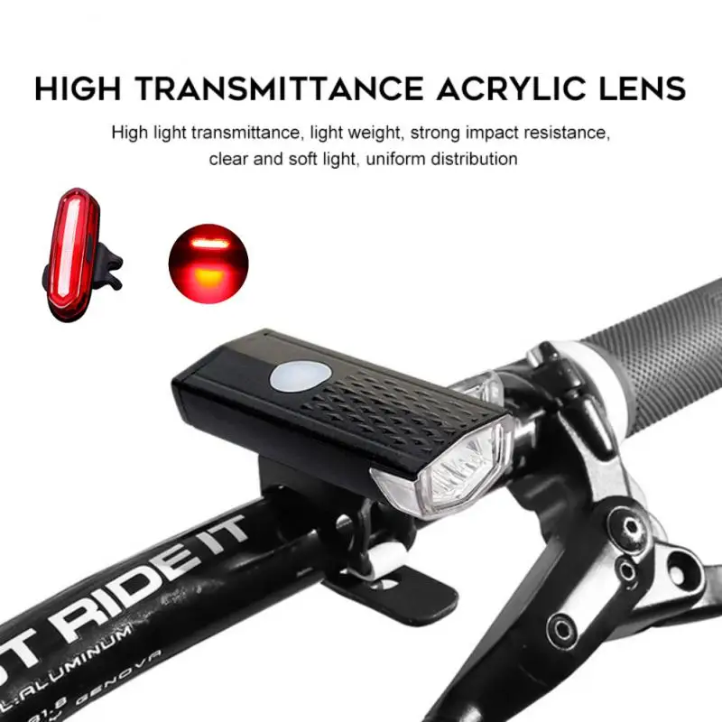 

Bicycle Taillights Abs Waterproof With Gel Belt Small Light Weight Cycling Supplies Safety Lamp Pc Bicycle Equipment 800mah
